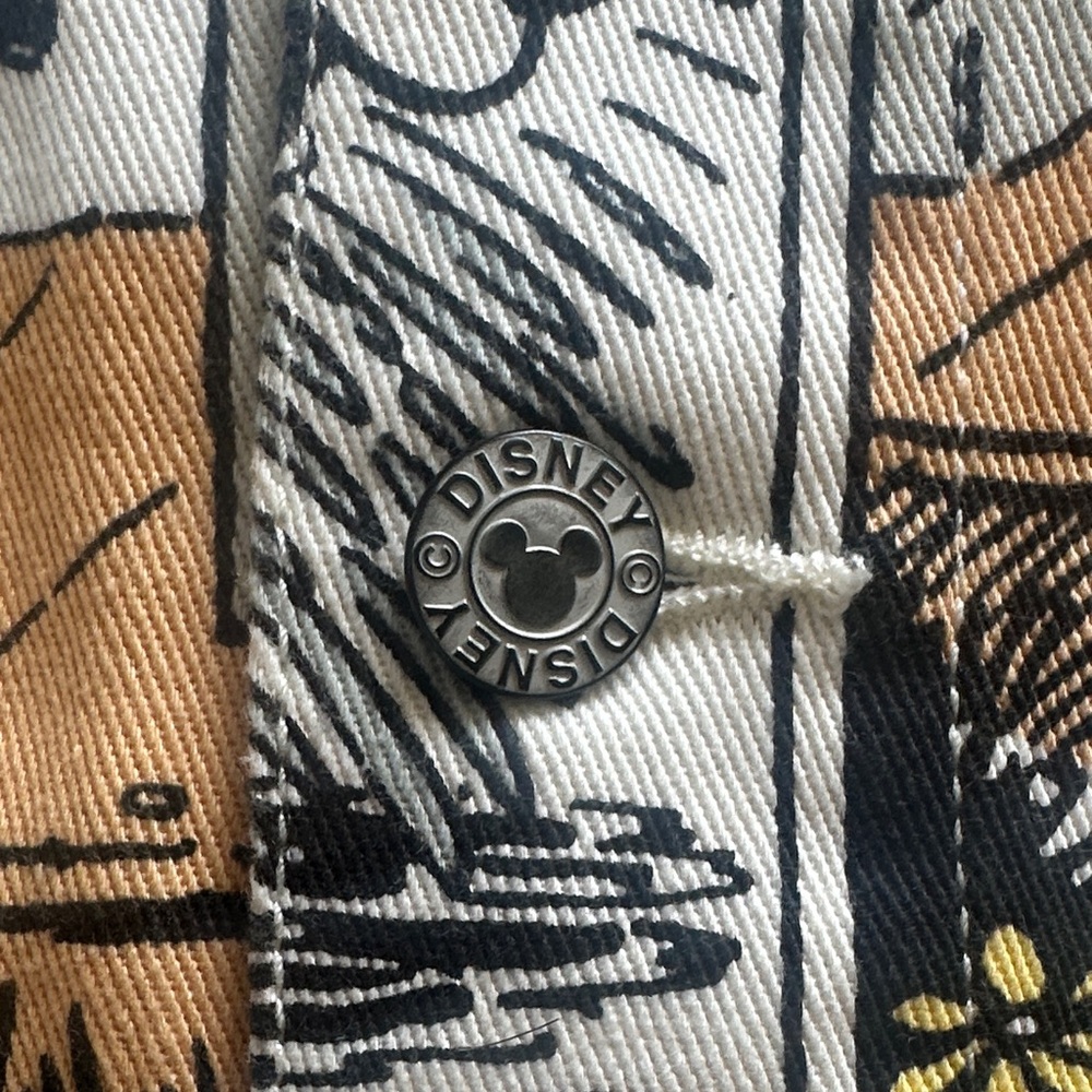 Disney Comic Print Jacket - Black, White, Yellow - Picture 5 of 6